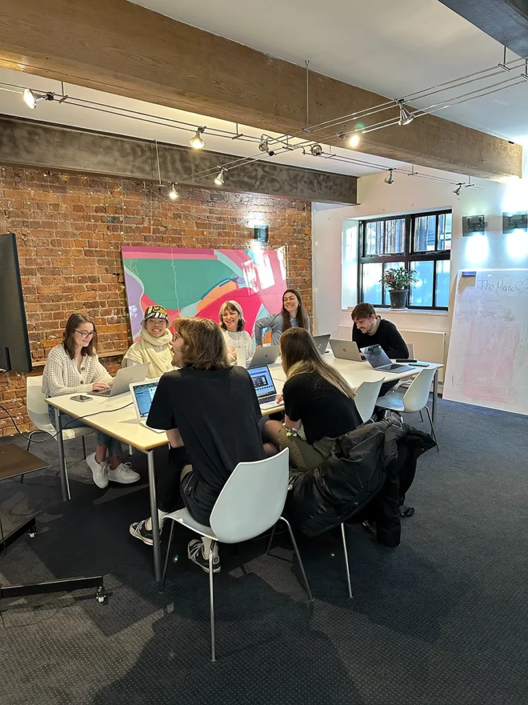 Business meeting in our Manchester co-working spaces